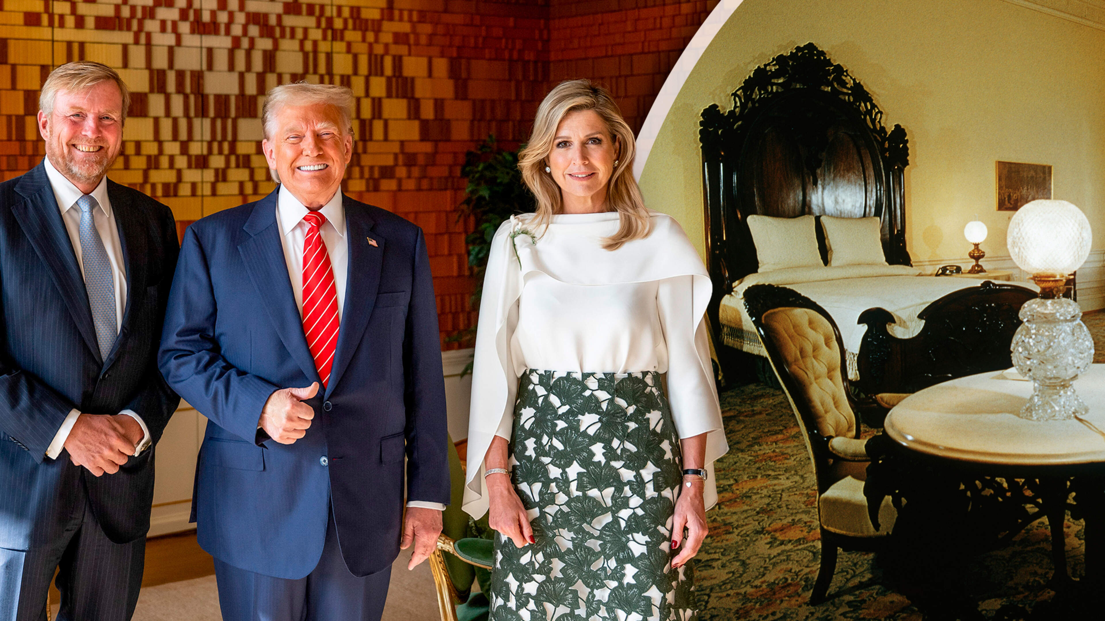 Hier slapen Willem-Alexander en Máxima in het Witte Huis: Trump reserveert beroemdste slaapkamer van VS voor ons koningspaar